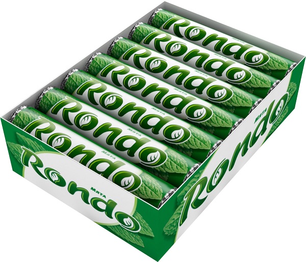 Освежающие конфеты Rondo с сахаром 30г Мята (16*14) арт.: 434186