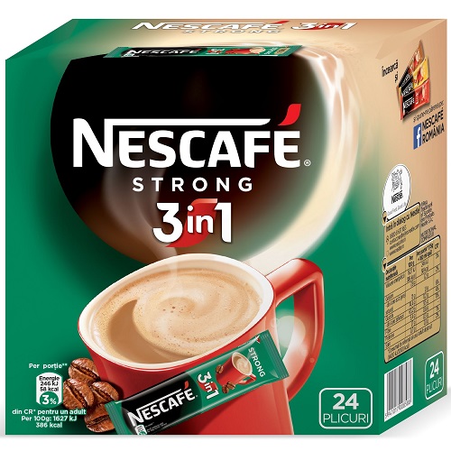 Кофе в пакете Nescafe classic 3 в 1 13г крепкий (24*20) картон