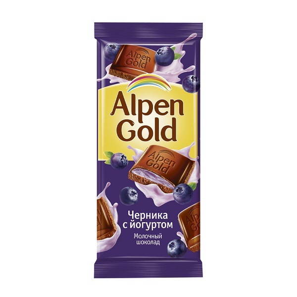 Шоколад Alpen Gold черника с йогуртом 85г (1*21) арт.: 13/1335