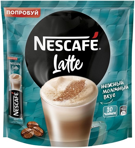 Кофе Nescafe classic Латте 18г (20*20) арт.: 12300793
