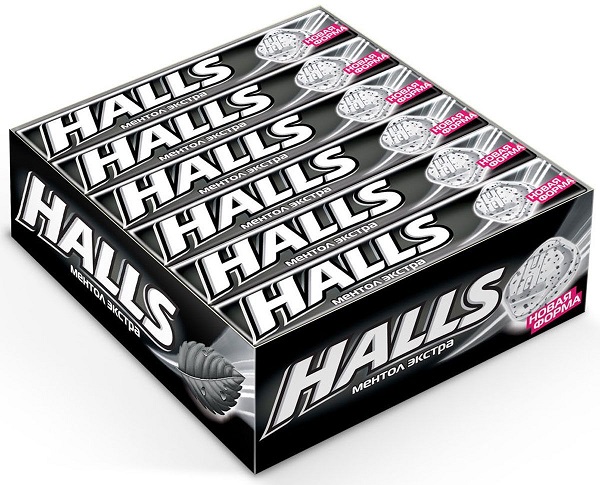 Леденцы от кашля Halls Extra Strong 24.5г (30*12) арт.: 661973