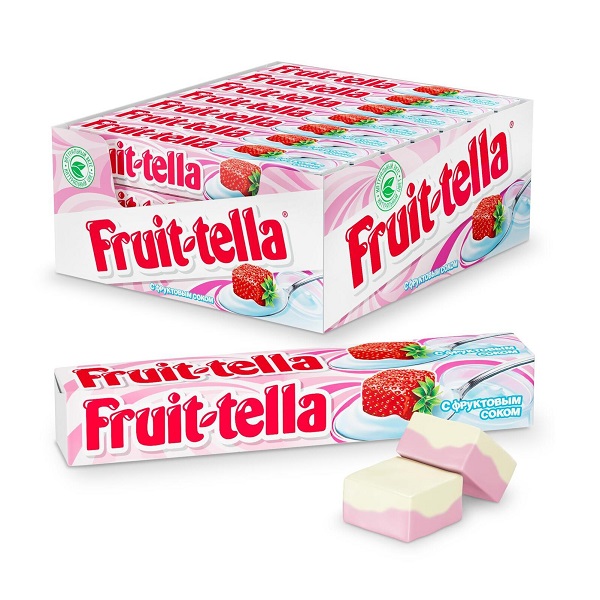 Жев.конфеты Fruit-tella клубничный йогурт 41г (9*21) арт.: 8253687